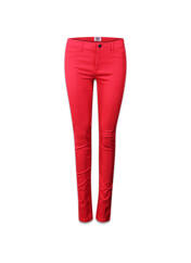 Jeans coupe slim rouge VERO MODA pour femme seconde vue