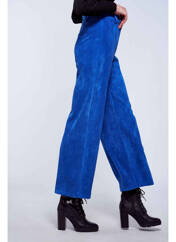 Pantalon chino bleu AMELIE & AMELIE pour femme seconde vue