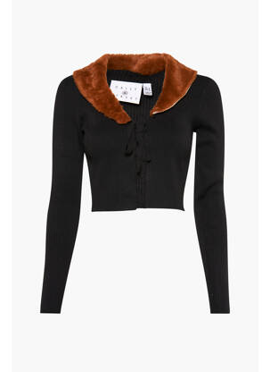 Gilet manches longues marron DAISY STREET femme