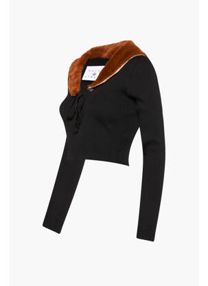 Gilet manches longues marron DAISY STREET femme