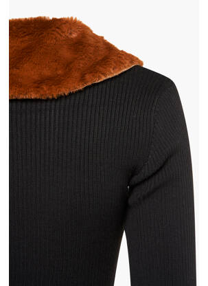 Gilet manches longues marron DAISY STREET femme