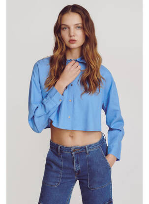 Chemisier bleu BROWNIE femme
