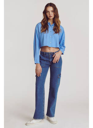 Chemisier bleu BROWNIE femme
