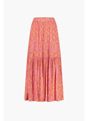 Jupe longue rose CIRCLE OF TRUST pour femme