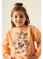 Sweat-shirt jaune GARCIA pour fille seconde vue