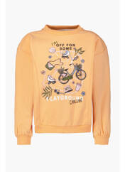 Sweat-shirt jaune GARCIA pour fille seconde vue