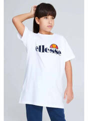 T-shirt blanc ELLESSE pour fille seconde vue