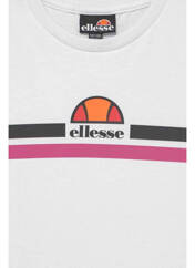 T-shirt blanc ELLESSE pour fille seconde vue
