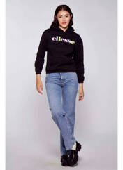 Sweat-shirt à capuche noir ELLESSE pour fille seconde vue