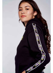 Sweat-shirt à capuche noir ELLESSE pour fille seconde vue