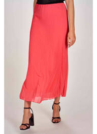 Jupe longue rose BELLITA femme