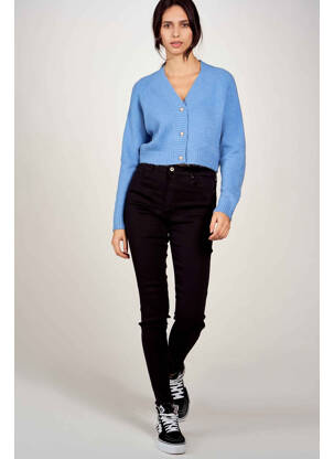 Gilet manches longues bleu TALLY WEIJL pour femme