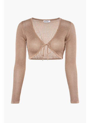 Gilet manches longues beige TALLY WEIJL femme