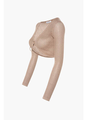 Gilet manches longues beige TALLY WEIJL femme