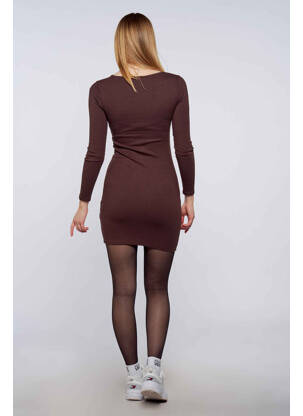 Robe courte marron TALLY WEIJL femme