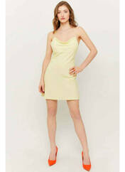 Robe courte jaune TALLY WEIJL pour femme seconde vue