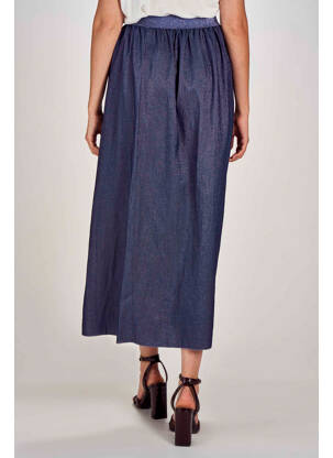 Jupe longue bleu BELLITA femme