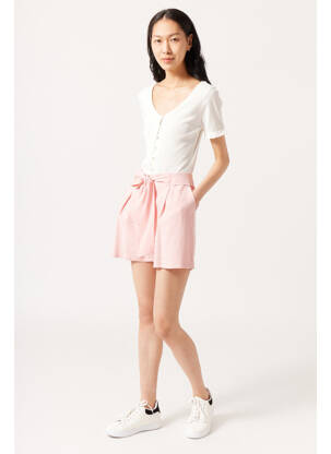 Jupe courte beige NAF NAF femme