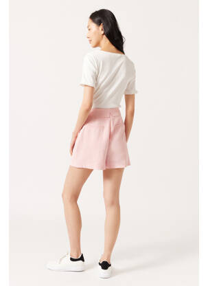 Jupe courte beige NAF NAF femme