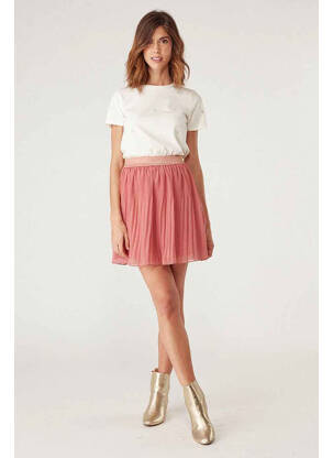Jupe courte rose NAF NAF femme
