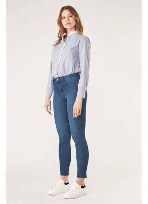 Pantalon chino bleu NAF NAF femme