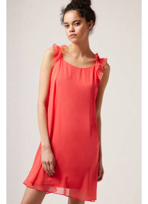 Robe courte orange NAF NAF femme