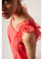 Robe courte orange NAF NAF pour femme seconde vue
