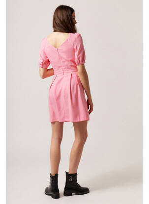 Robe courte rose NAF NAF femme