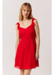 Robe courte rouge NAF NAF pour femme seconde vue