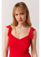 Robe courte rouge NAF NAF pour femme seconde vue