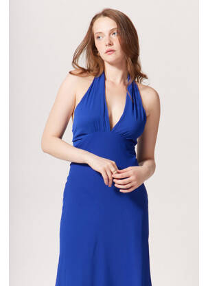 Robe longue bleu NAF NAF femme