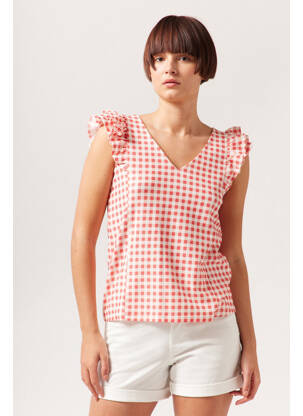 T-shirt rouge NAF NAF pour femme