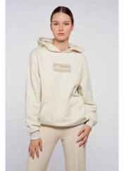 Sweat-shirt à capuche beige ELLESSE pour femme seconde vue