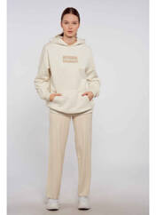 Sweat-shirt à capuche beige ELLESSE pour femme seconde vue