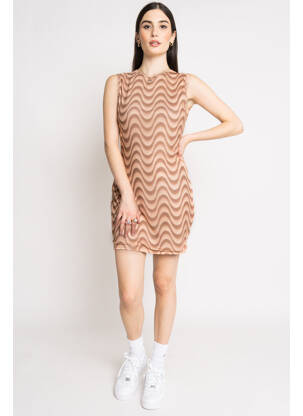Robe courte marron DAISY STREET femme