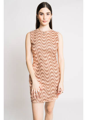 Robe courte marron DAISY STREET femme