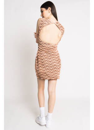 Robe courte marron DAISY STREET femme