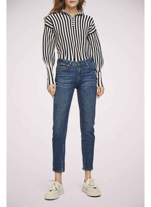 Jeans coupe slim bleu SCOTCH & SODA femme