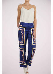 Pantalon chino bleu SCOTCH & SODA pour femme seconde vue