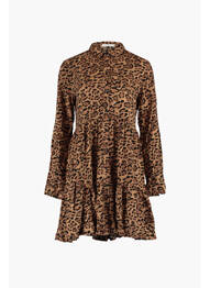 Robe courte marron HAILYS femme