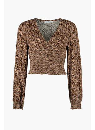 Chemisier marron HAILYS femme