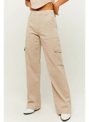 Pantalon cargo beige TALLY WEIJL femme
