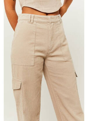 Pantalon cargo beige TALLY WEIJL femme