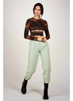 Jeans coupe droite vert TALLY WEIJL femme