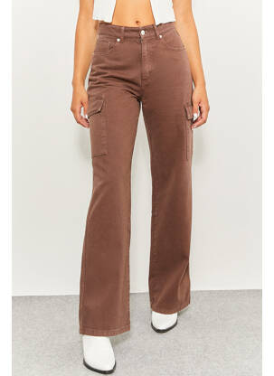 Pantalon cargo marron TALLY WEIJL femme