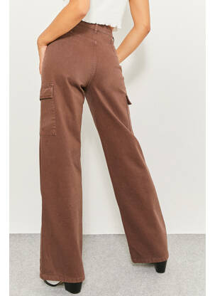 Pantalon cargo marron TALLY WEIJL femme