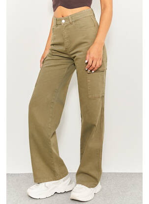 Pantalon cargo vert TALLY WEIJL femme