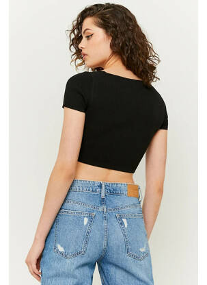 T-shirt noir TALLY WEIJL femme