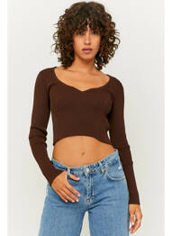 T-shirt marron TALLY WEIJL femme