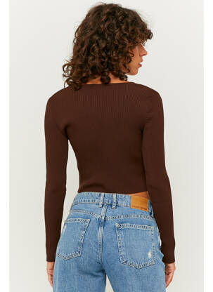 T-shirt marron TALLY WEIJL femme